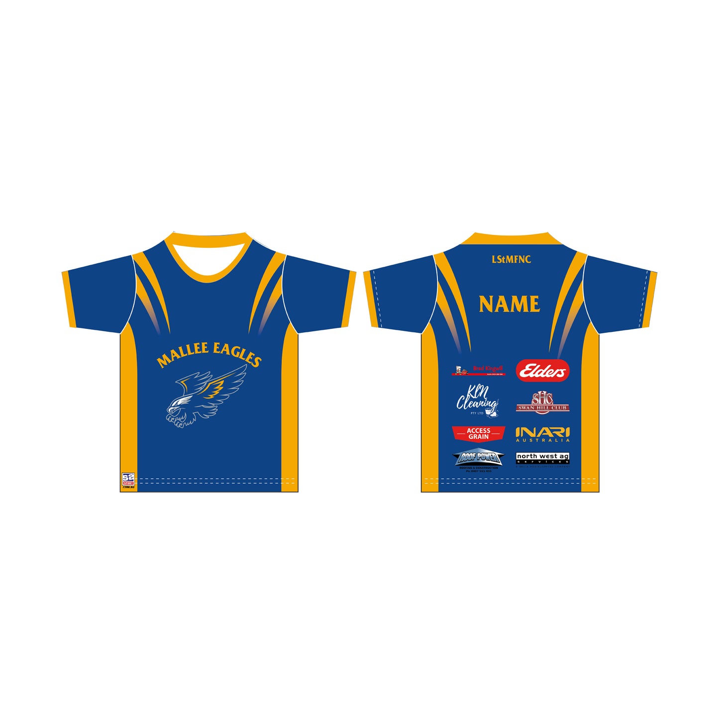 Mallee Eagles FNC Warm Up Top