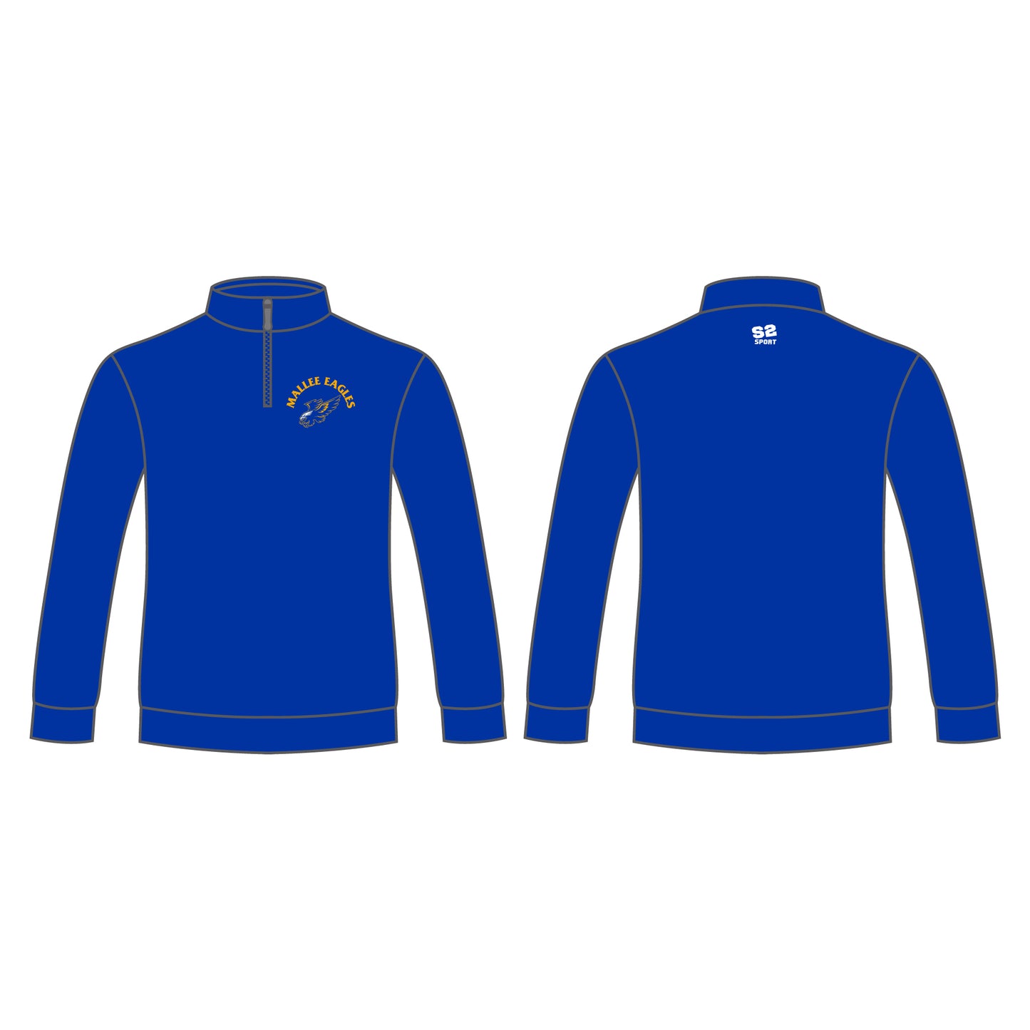 Mallee Eagles FNC ¼ Zip Jumper