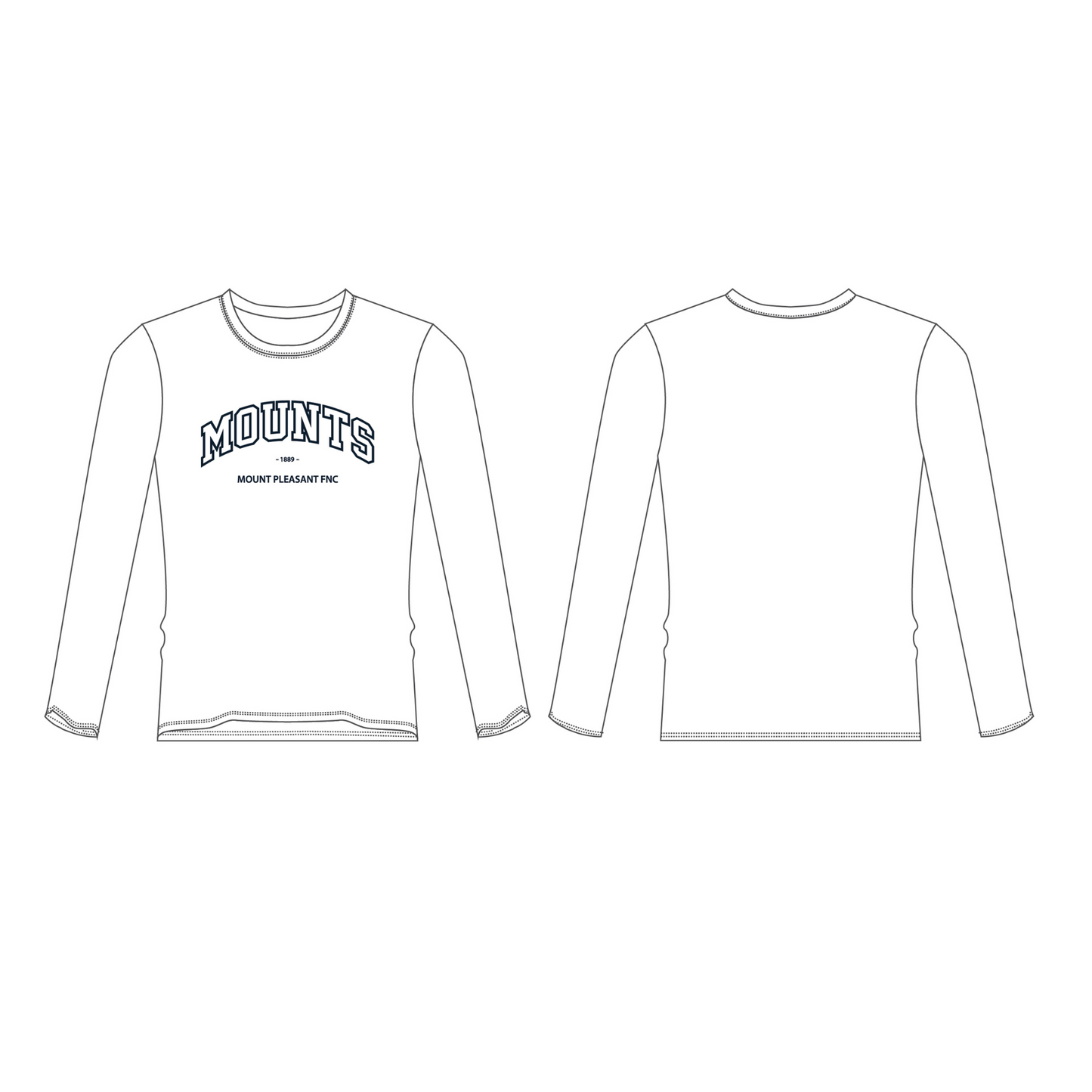 Mount Pleasant 100% Cotton Long Sleeve