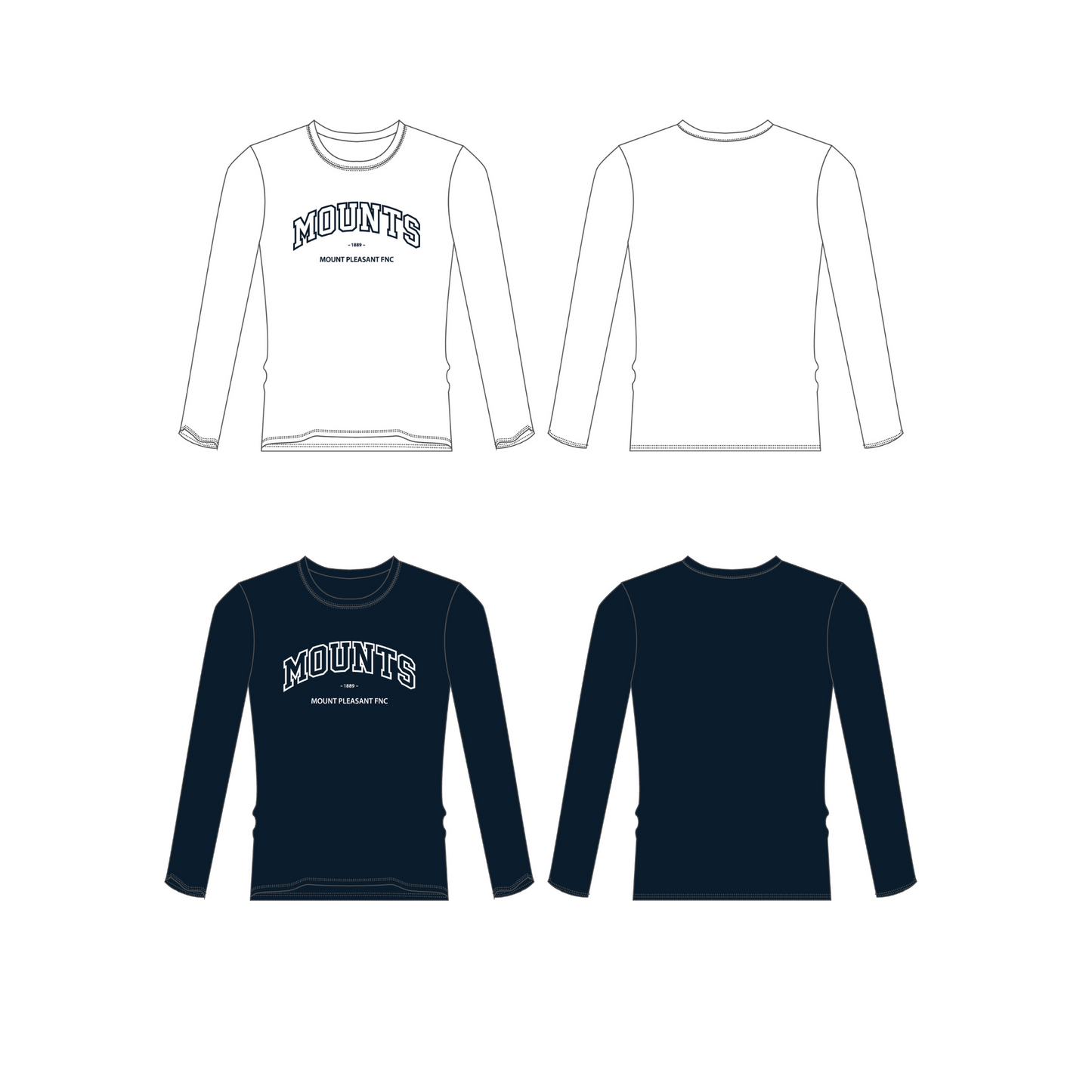 Mount Pleasant 100% Cotton Long Sleeve