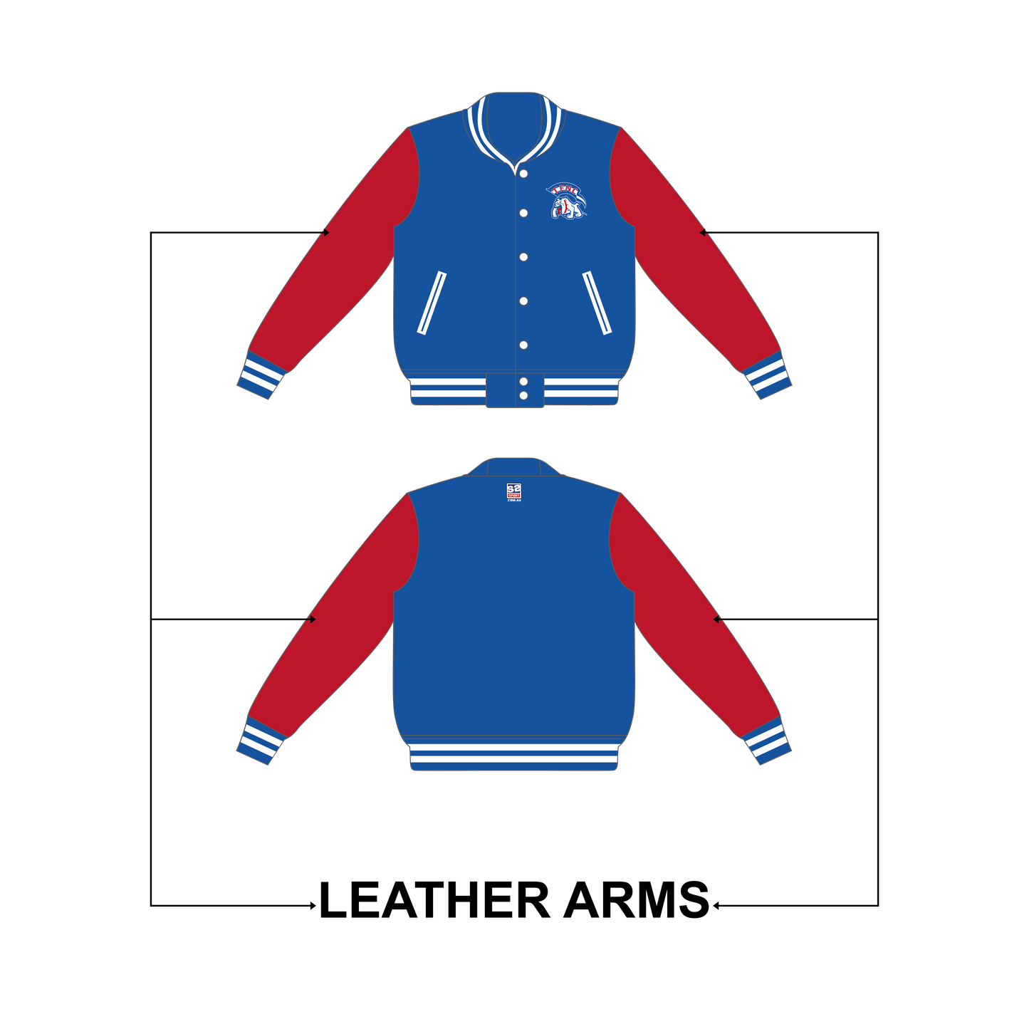 Tyntynder Football and Netball Club Varsity Jacket