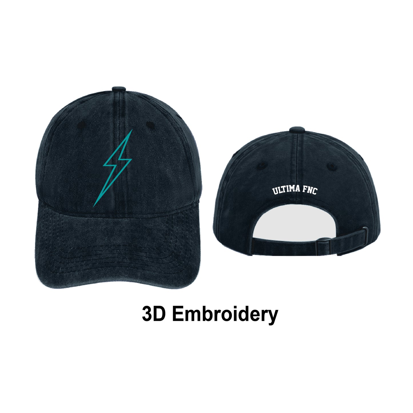 Ultima FNC Stonewash Cap (3D Embroidery)