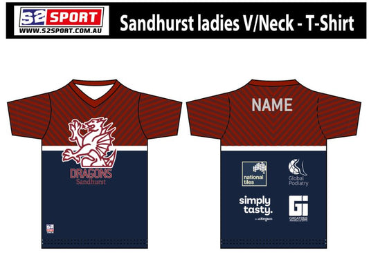 Sandhurst Football Netball Club T-Shirt (Ladies)