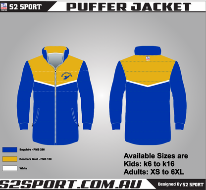 Mallee Eagles Football and Netball Club Puffer Jacket