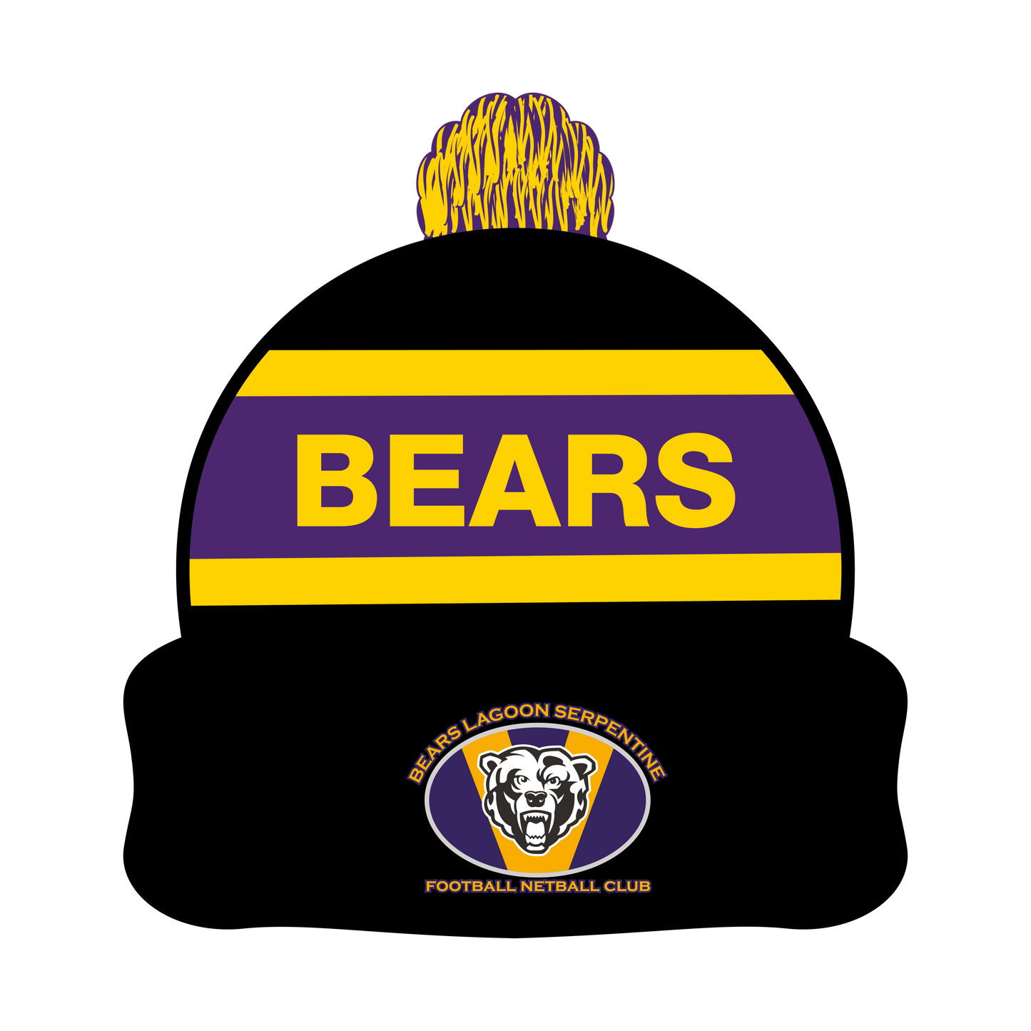 Bears Lagoon Serpentine Football and Netball Club Headwears