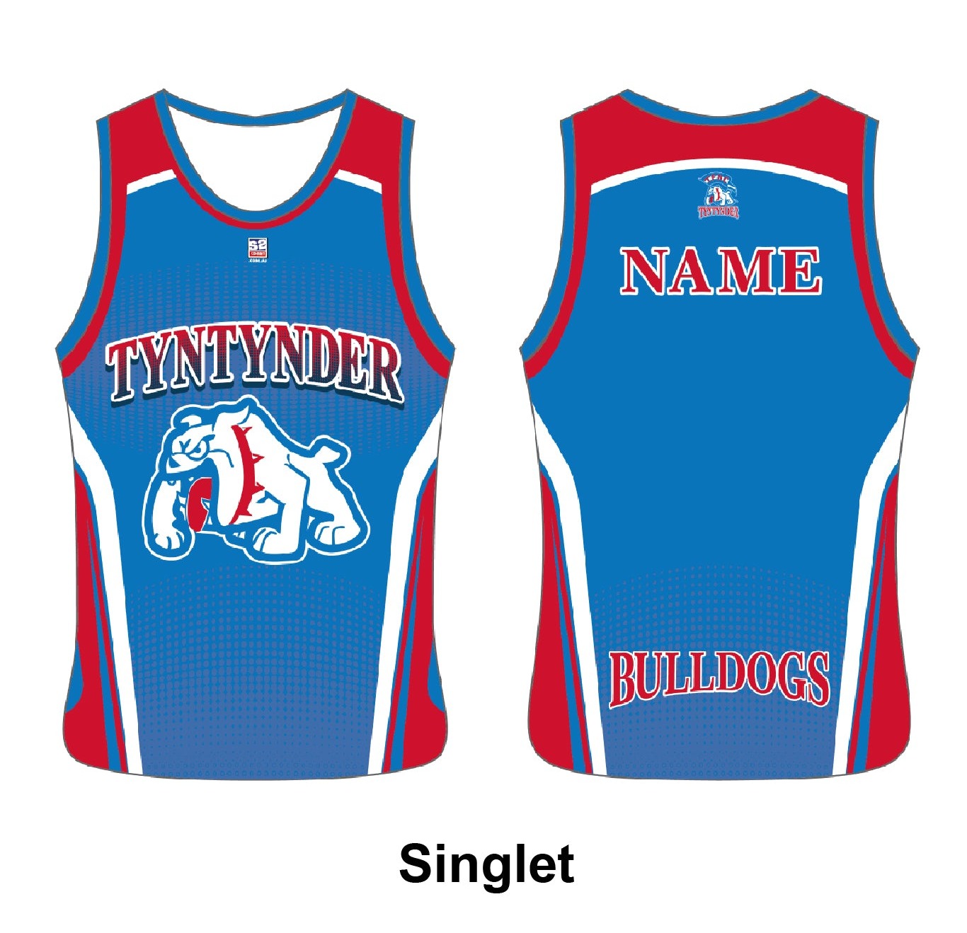 Tyntynder Football and Netball Club 2024 Preseason Singlets