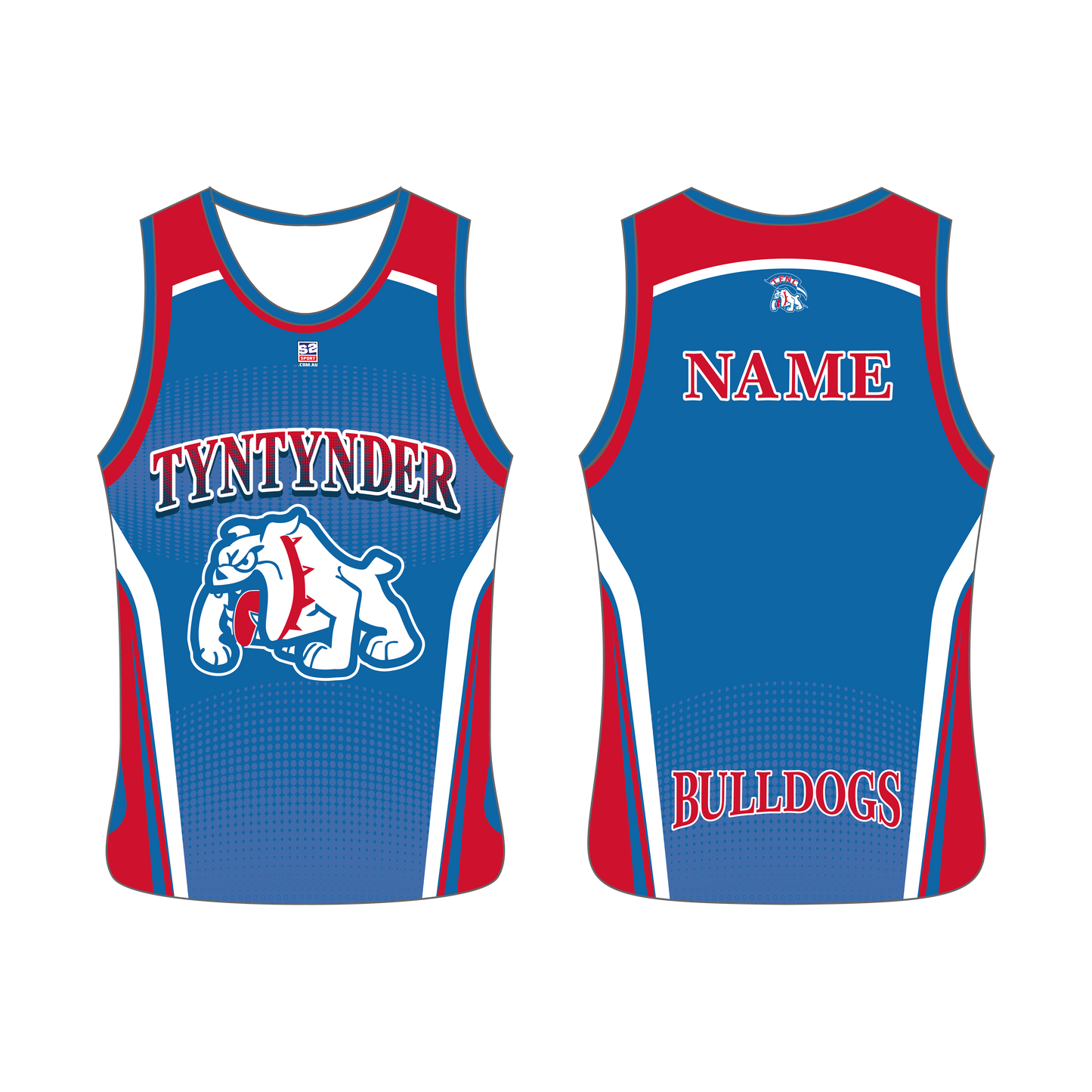 Tyntynder Football and Netball Club Singlet