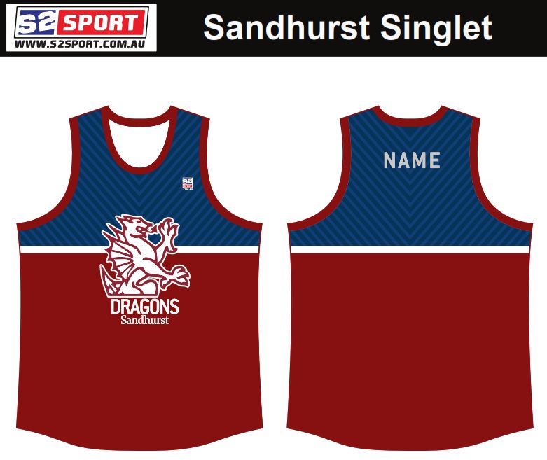Sandhurst Football Netball Club Singlet