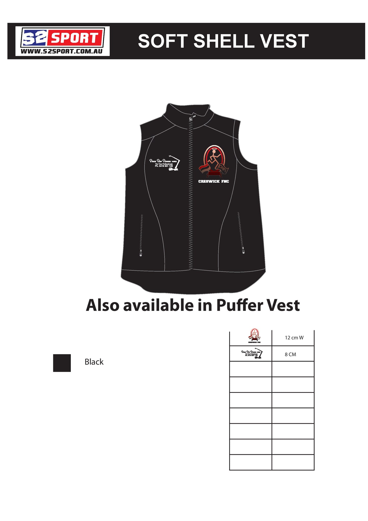 Creswick FNC Jacket & Vest (Puffer / Soft shell)