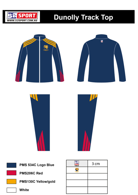 Dunolly Football and Netball Club Track Top