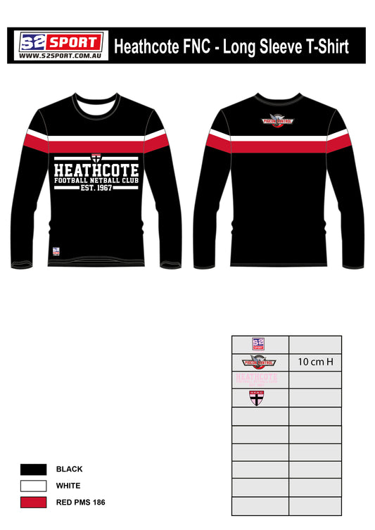 Heathcote Football and Netball Club Long Sleeves T Shirt