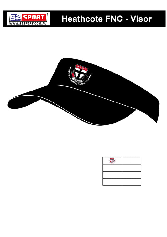 Heathcote Football and Netball Club Visor