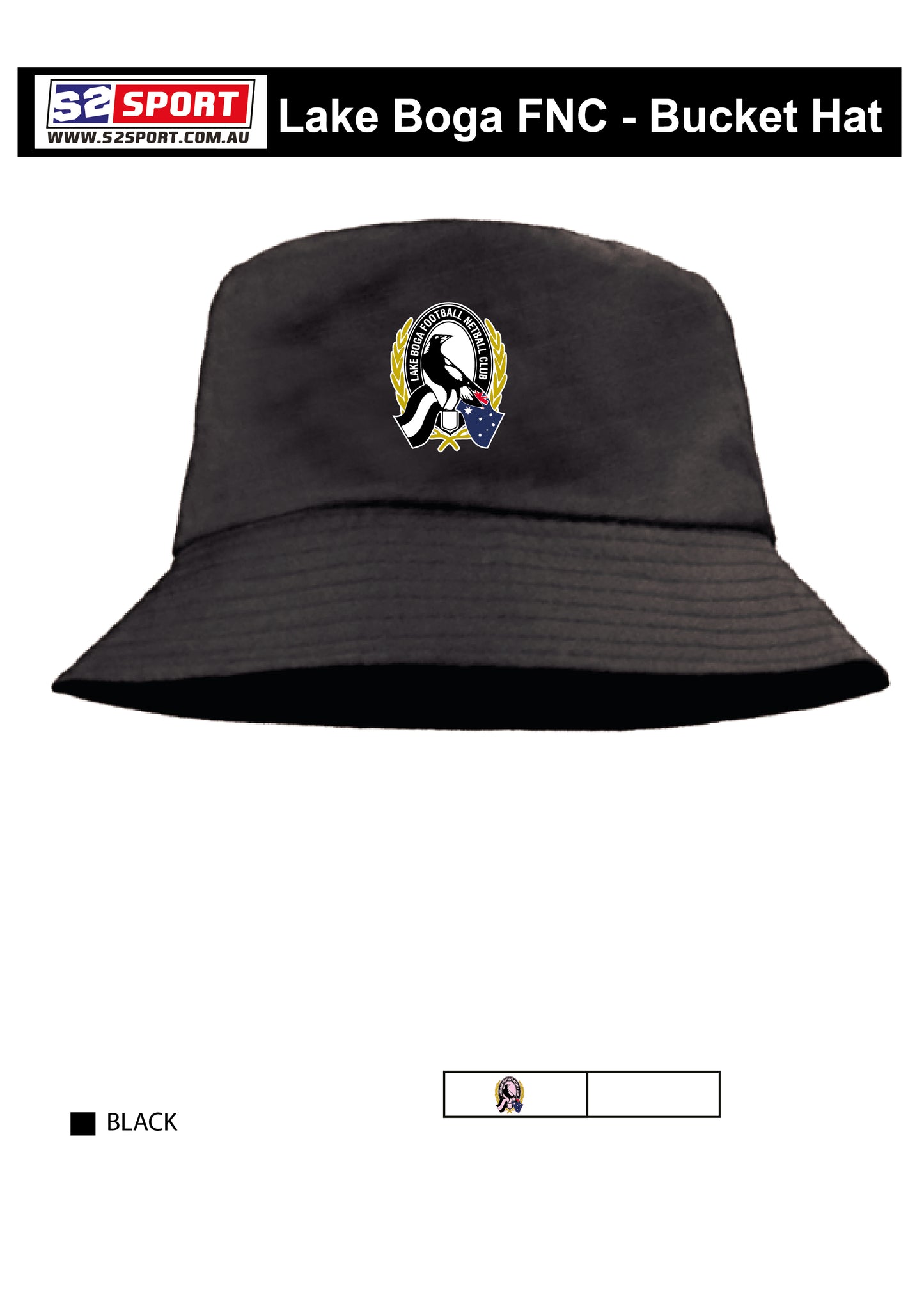 Lake Boga Football Netball Club Bucket Hat