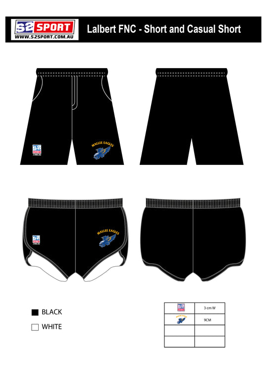 Mallee Eagles Football and Netball Club Shorts