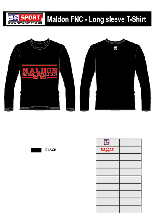 Maldon Football and Netball Club Long Sleeves T-Shirt