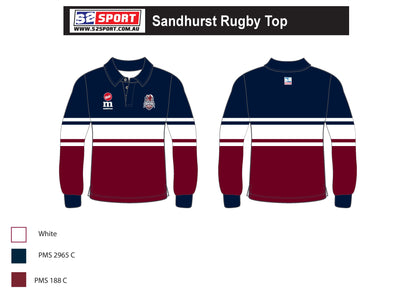 Sandhurst Football Netball Club Rugby Top