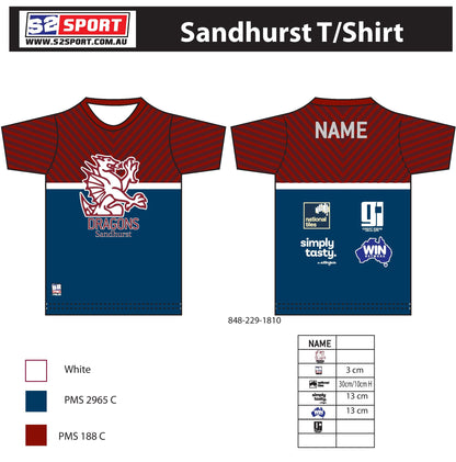 Sandhurst Football Netball Club T-Shirt (Ladies)
