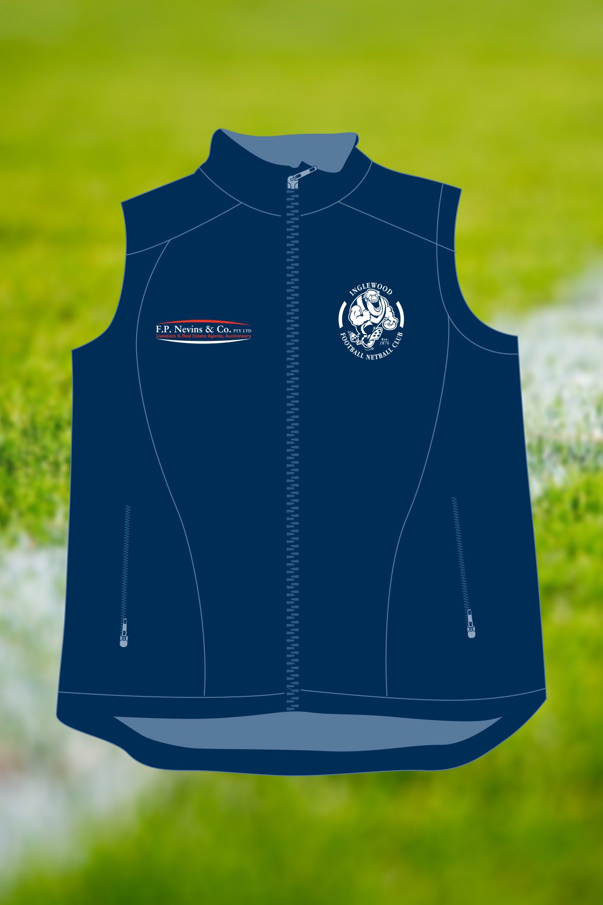 Inglewood Football and Netball Club Jacket (Puffer / Soft shell)